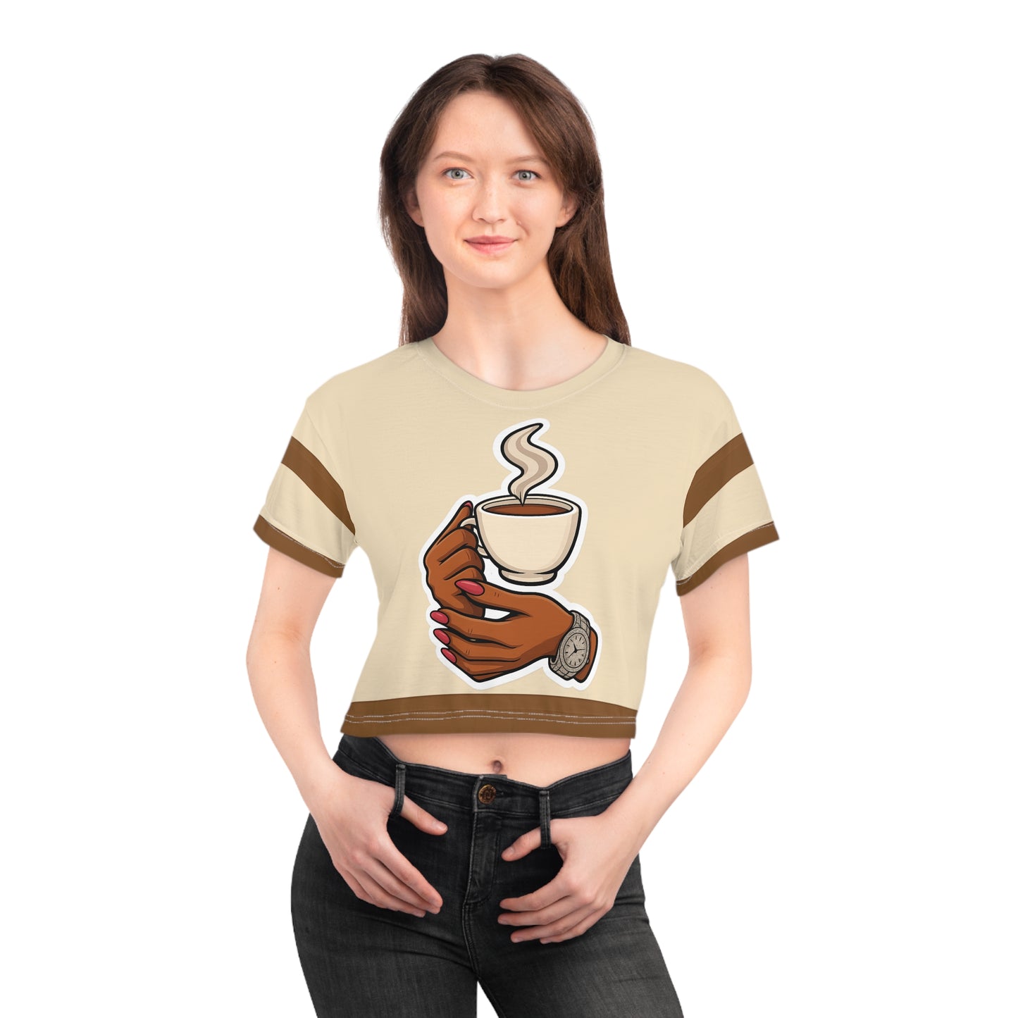 Clock that Tea Crop Top