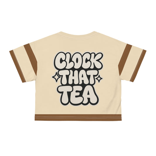 Clock that Tea Crop Top