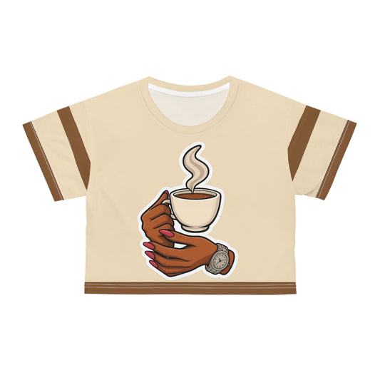 Clock that Tea Crop Top